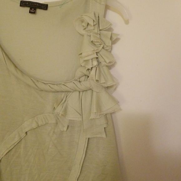 Mint green embellished tank top size medium - Picture 2 of 3